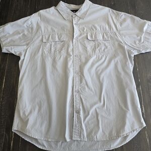 Steve’s Jeans Button Front Short Sleeve Shirt Mens Size 2X Casual